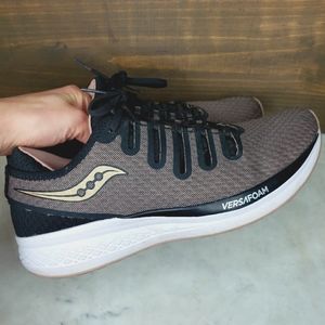 Saucony versafoam running tennis shoes womens 9 in rose with black